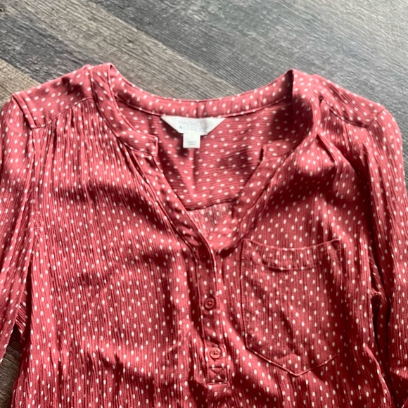 Market & Spruce top - 3/4 length - size small - Picture 2 of 8